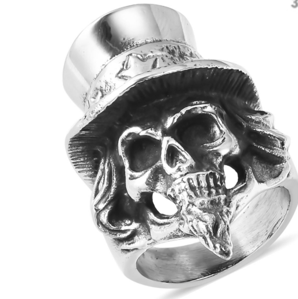 Stainless Steel Skull Ring